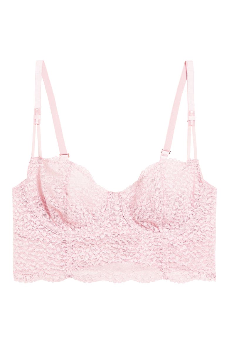 Untamed Underwire Longline Demi Bra, Alternate, color, ROSE SMOKE