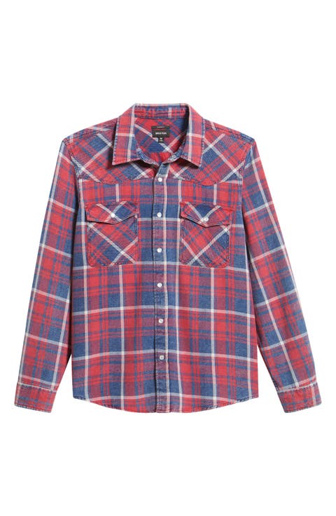 Waylon Plaid Snap Overshirt