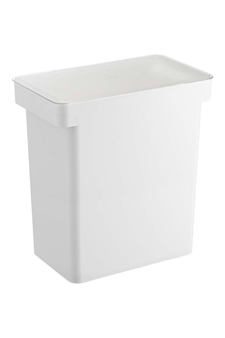 Extra-Large Airtight Pet Rolling Food Storage Container, Main, color, WHITE