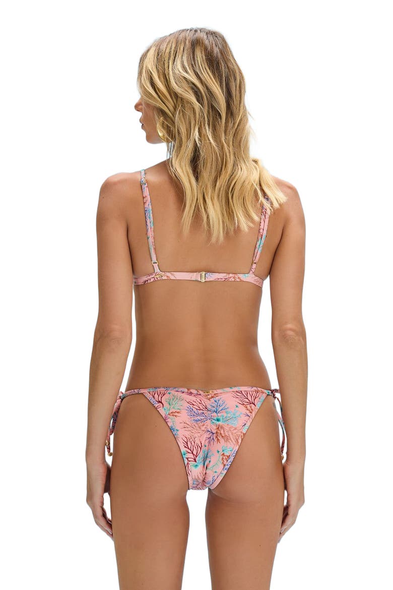 Seaweed String Bikini Bottom, Alternate, color, PINK