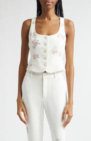 Cinq à Sept Blooming Beaded Vest