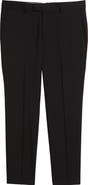 BOSS George Flat Front Wool Suit Pants