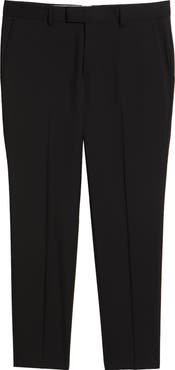 BOSS George Flat Front Wool Suit Pants