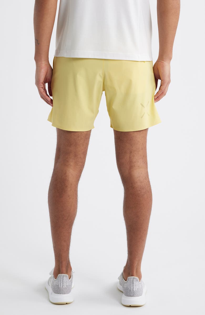 TEN THOUSAND Set 6.5-Inch Water Repellent Cross Training Shorts, Alternate, color, Dusky Citron