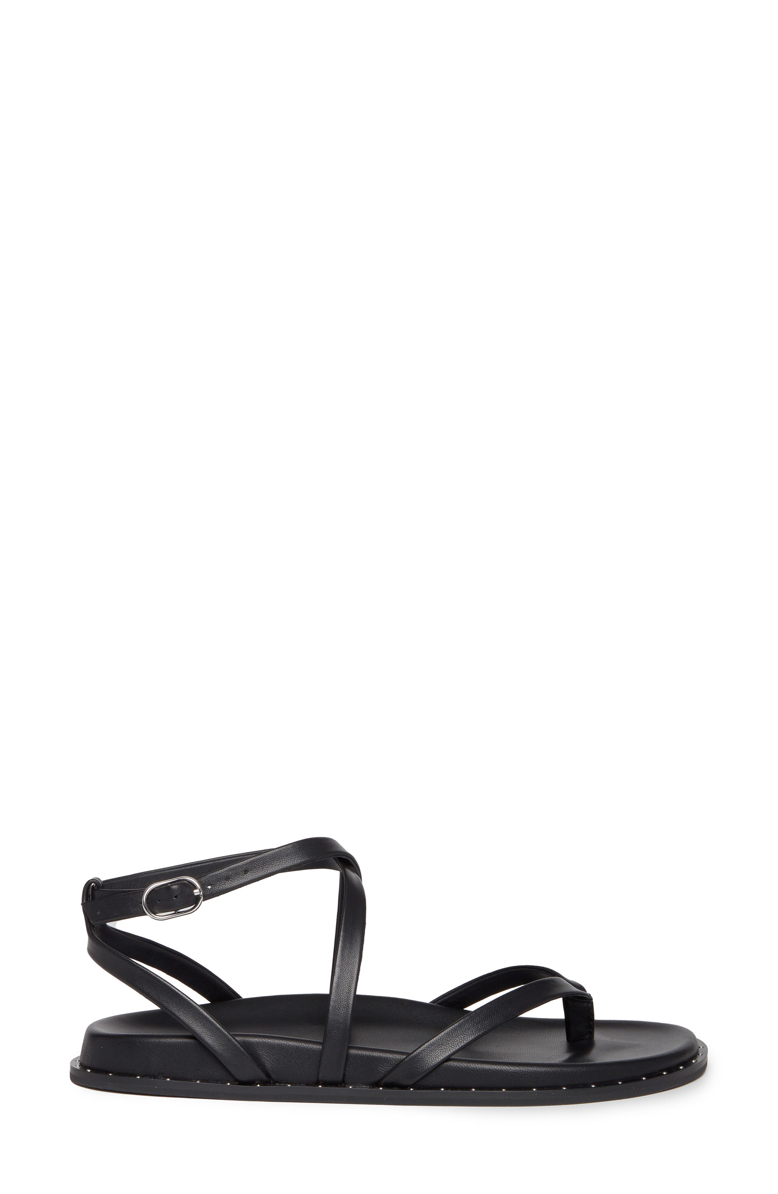 PAIGE Zana Strappy Sandal, Alternate, color, Black