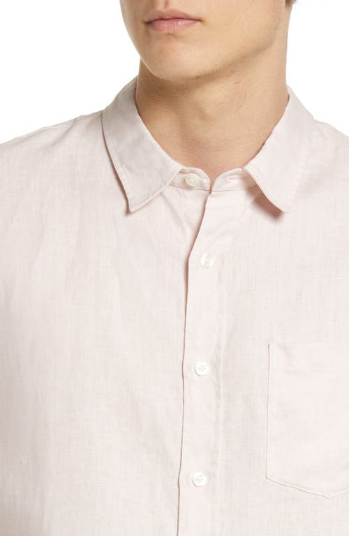 Vince Short-sleeved Linen Shirt