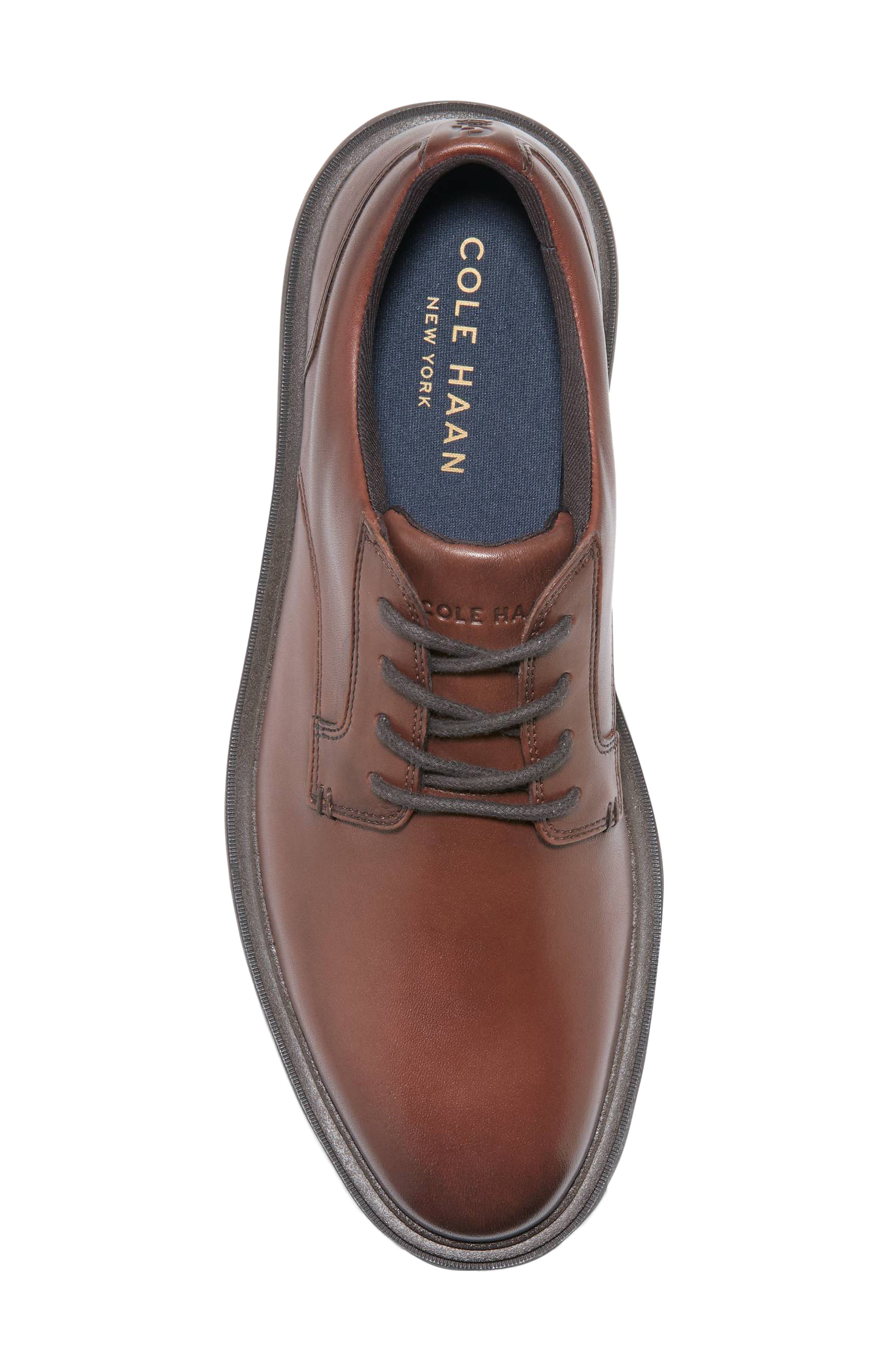 Vestry Grand Lug Sole Plain Toe Derby, Alternate, color, WOODBURY / JAVA
