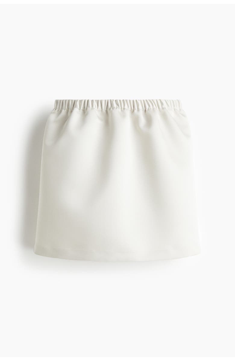 H&M Pull-on Skirt, Main, color, White