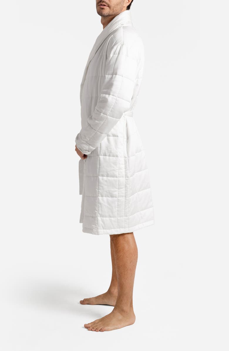 Sunday Citizen Quilted Robe, Alternate, color, Off White