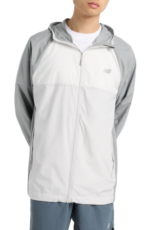 Athletics Packable Water Resistant Hooded Jacket