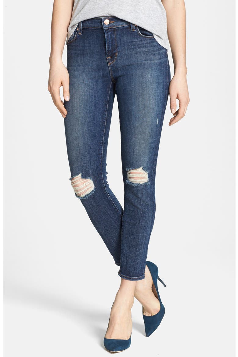 Ankle Skinny Jeans, Main, color, MISFIT
