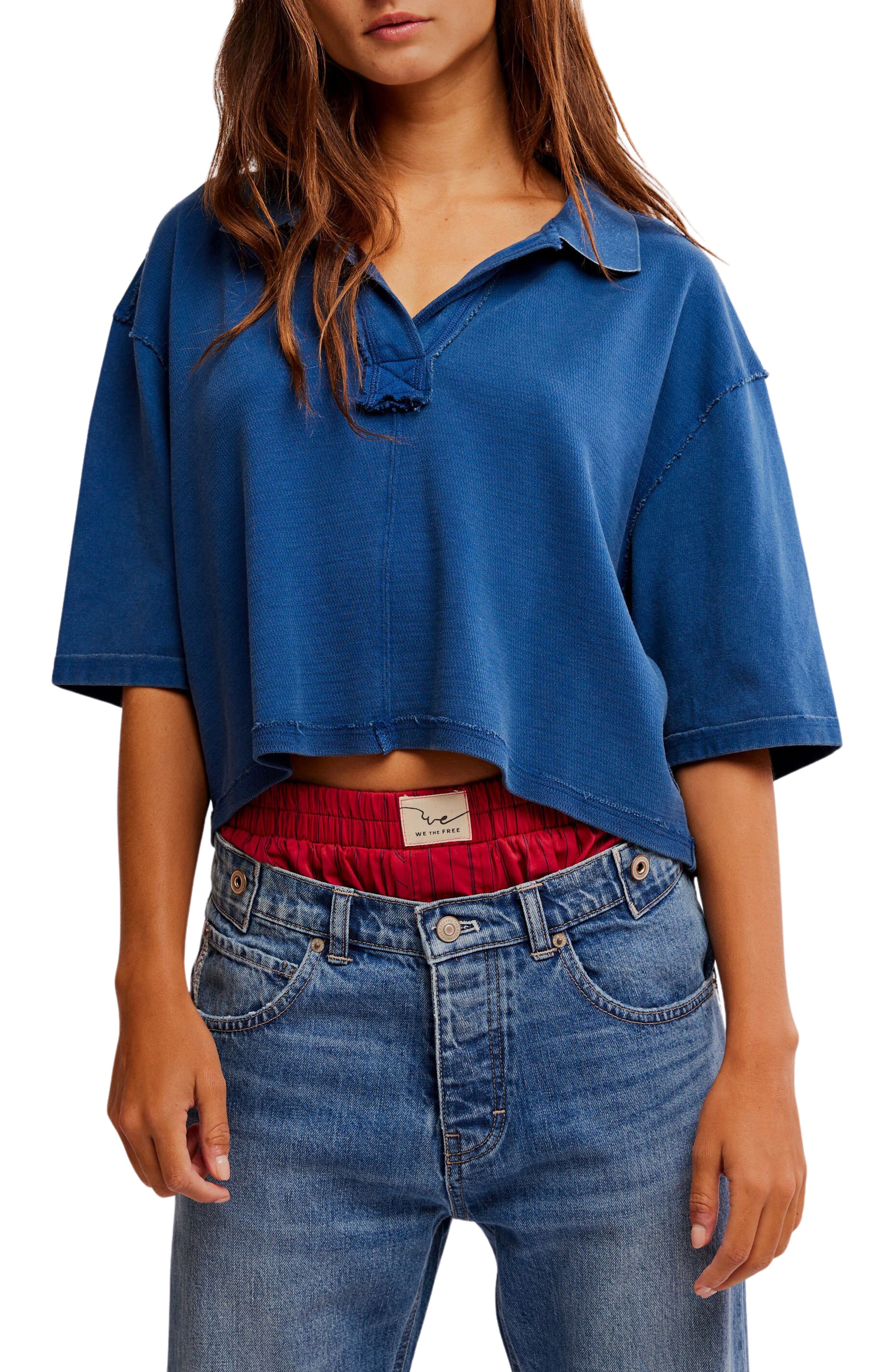 Free People Denmark Polo Top