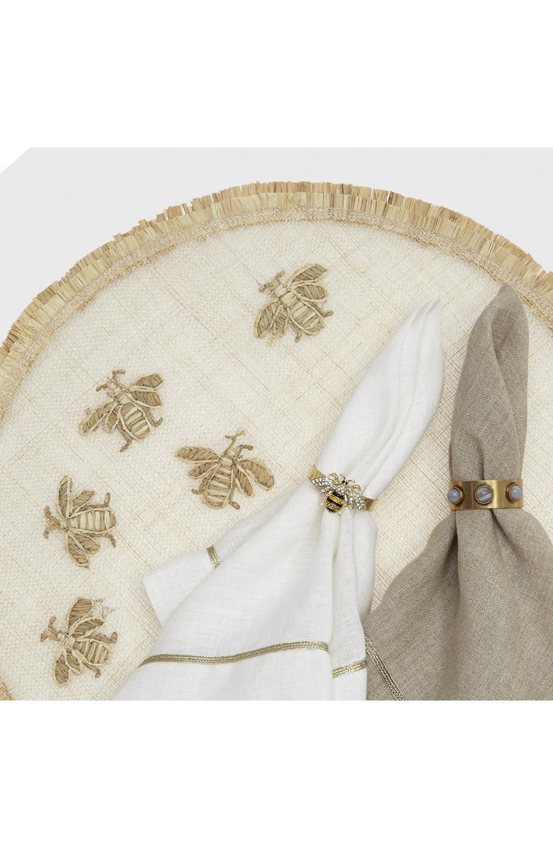 Joanna Buchanan Cabochon napkin rings, set of four, Alternate, color,