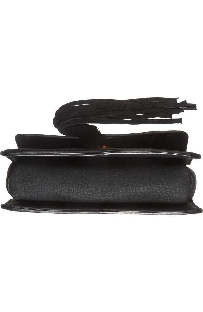 Street Level Snake Embossed Faux Leather Crossbody Bag, Alternate, color,