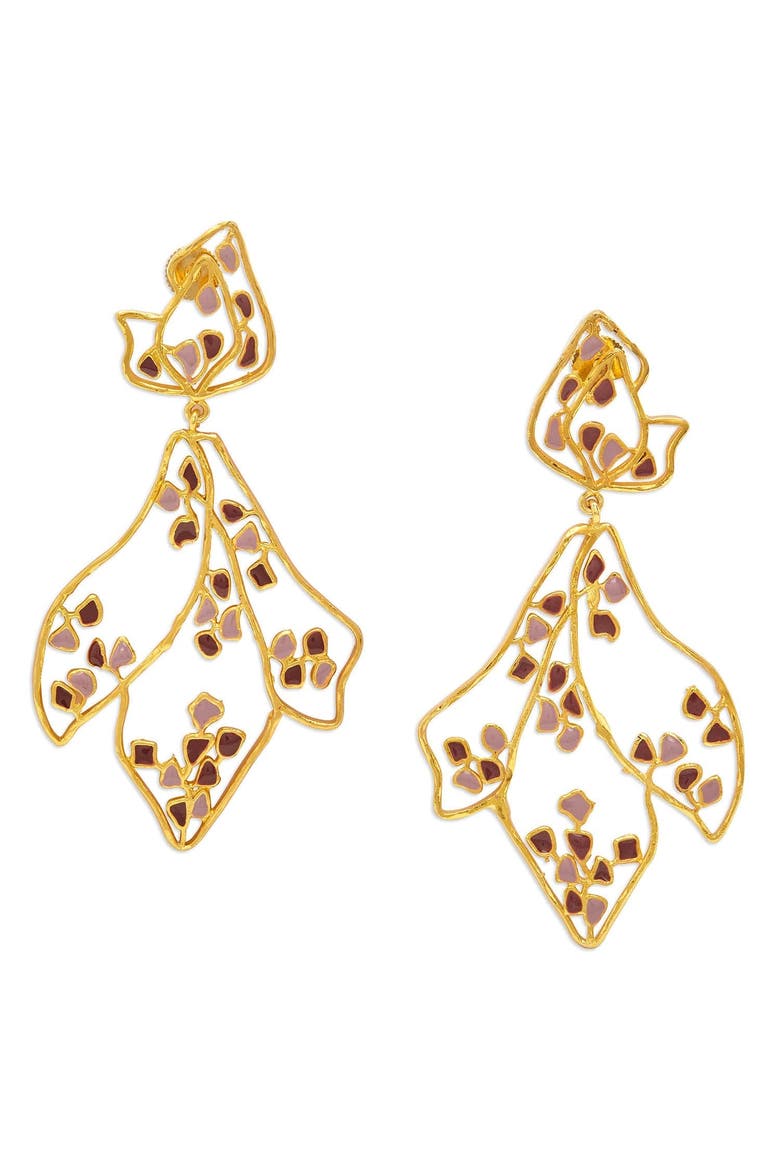 SAMA EARRINGS, Main, color, Gold Plated