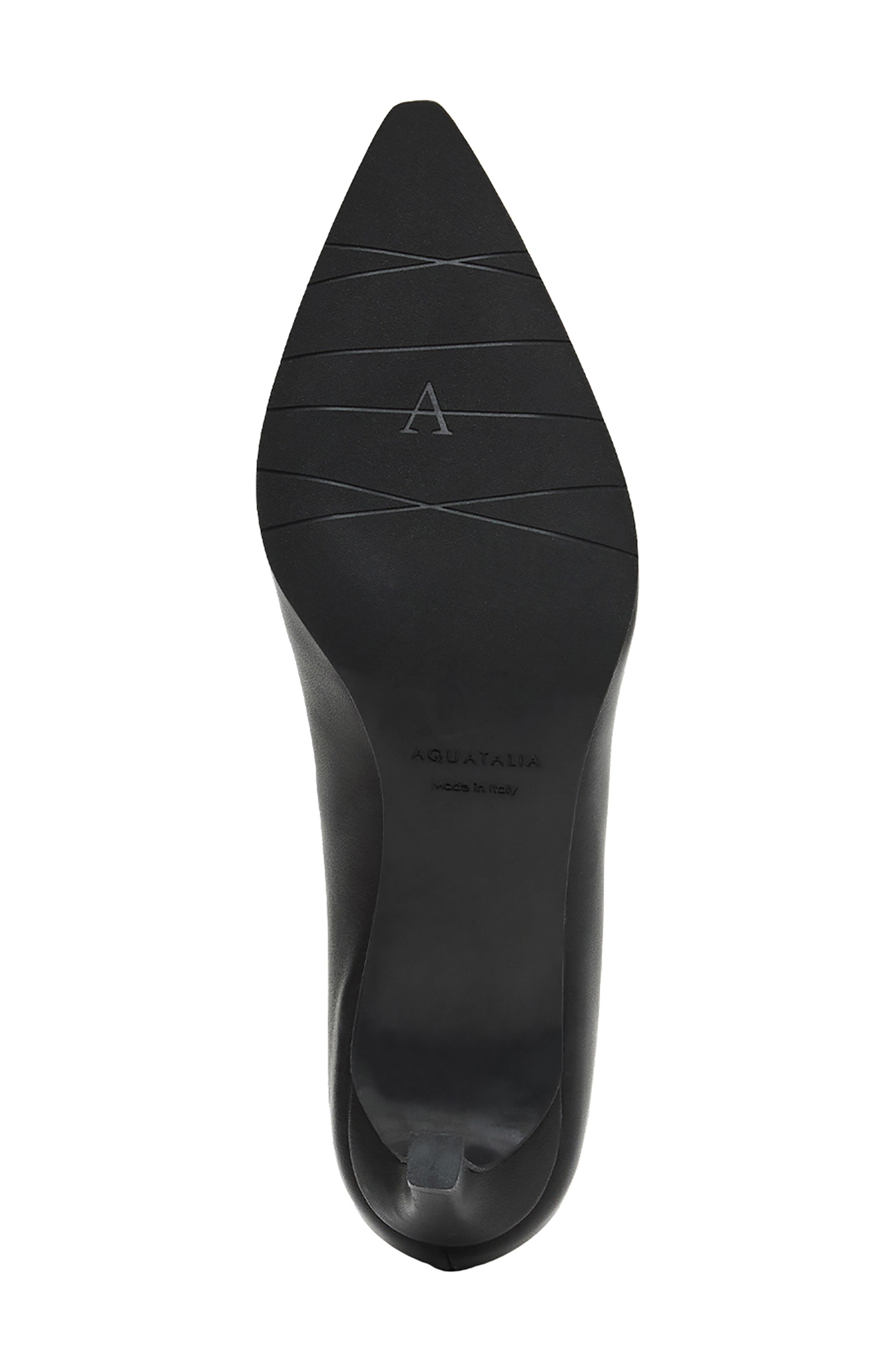 Chloe Waterproof Kitten Heel Pump, Alternate, color, BLACK LEATHER