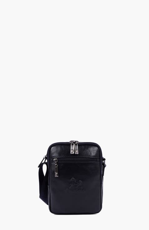 The Sailor 128 Leather Traveler Crossbody Bag