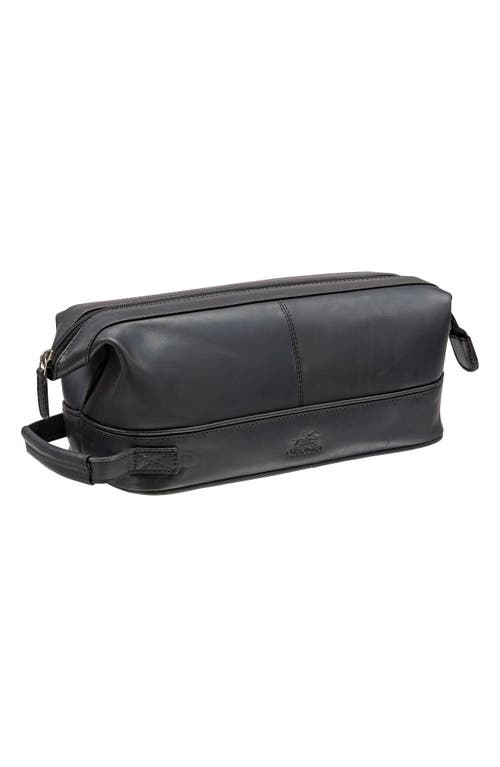 Mancini Classic Toiletry Bag In Black
