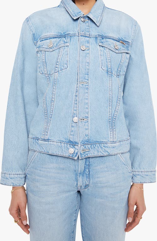 Mother The Bruiser Denim Jacket In Blue