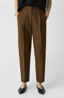 Theory Wool Blend Pleated Pants