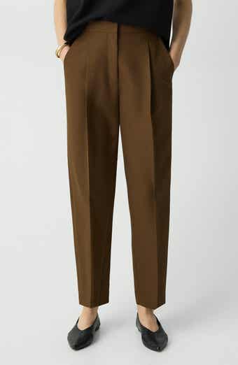 Theory Wool Blend Pleated Pants