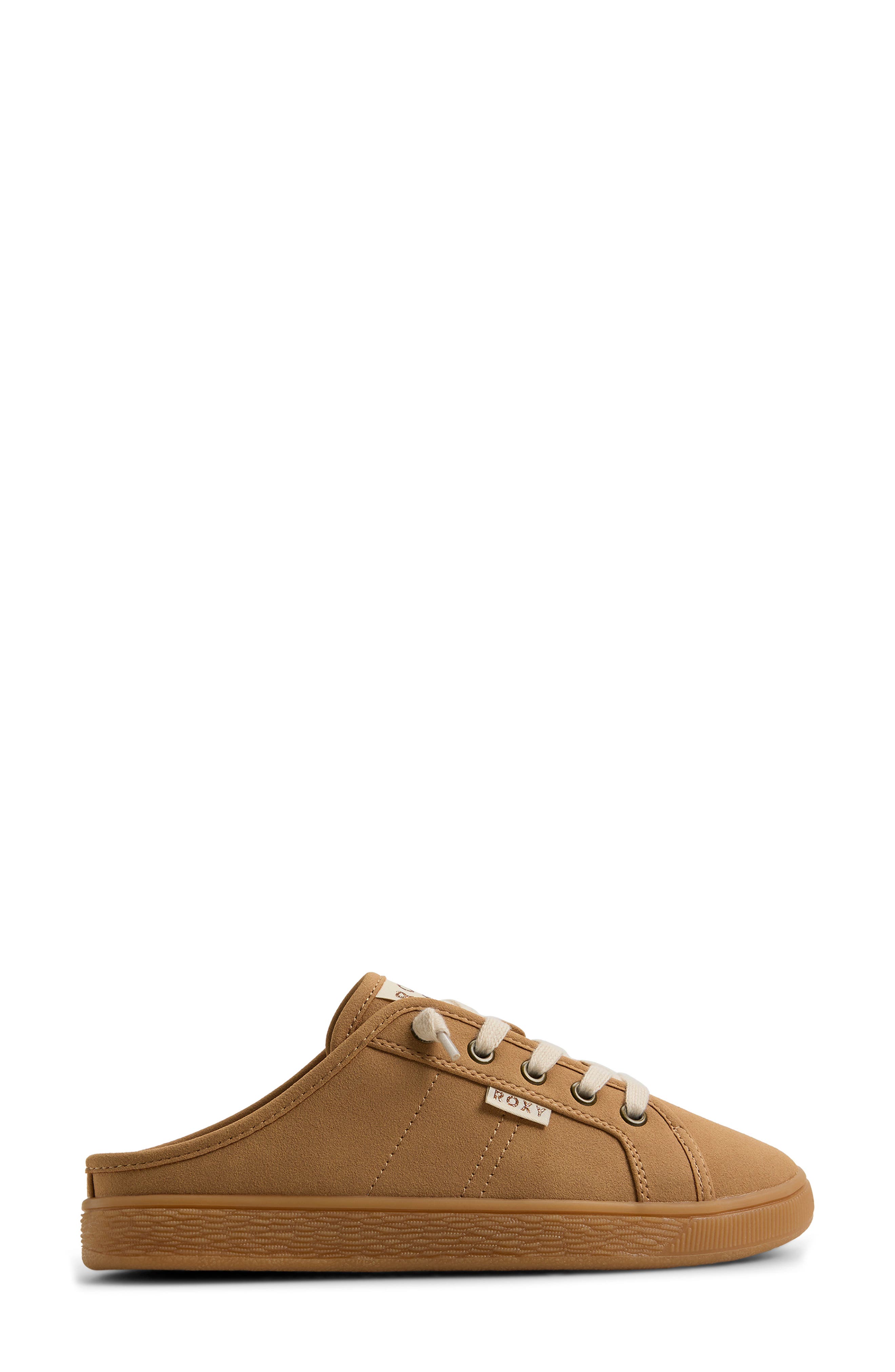 Sunny Stroll Lace-Up Mule Sneaker, Alternate, color, TAN