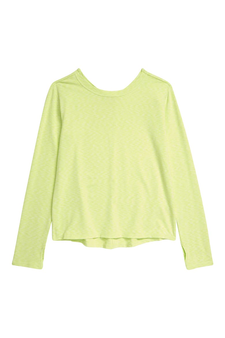 Kids' Medley Space Dye T-Shirt, Main, color, GREEN CALM