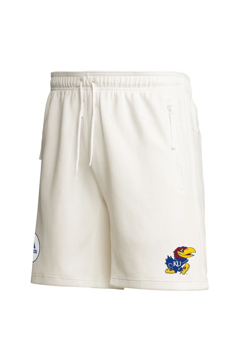 Men's adidas Cream Kansas Jayhawks Zero Dye AEROREADY Shorts, Alternate, color, Cream