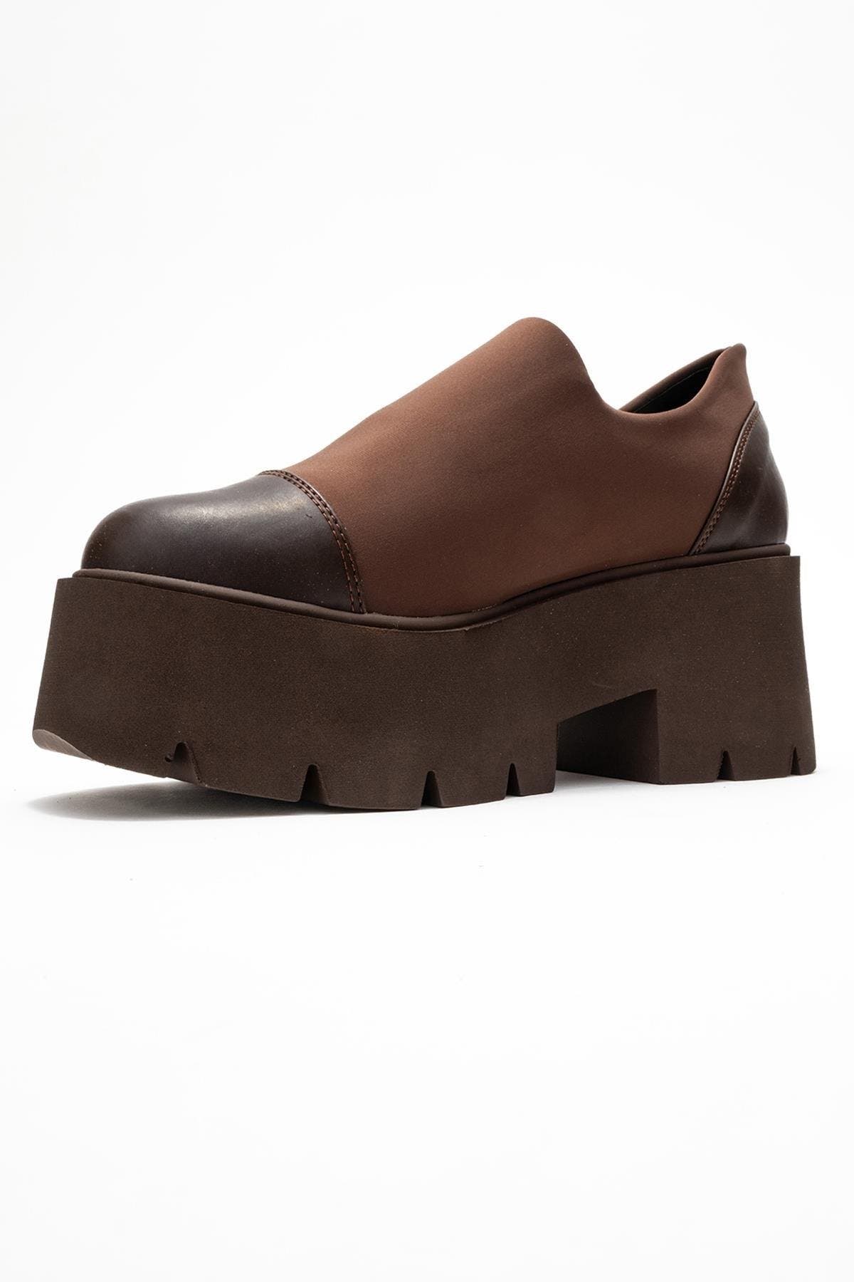 Grena Platform Slip On Shoes, Alternate, color, Brown Faux Leather