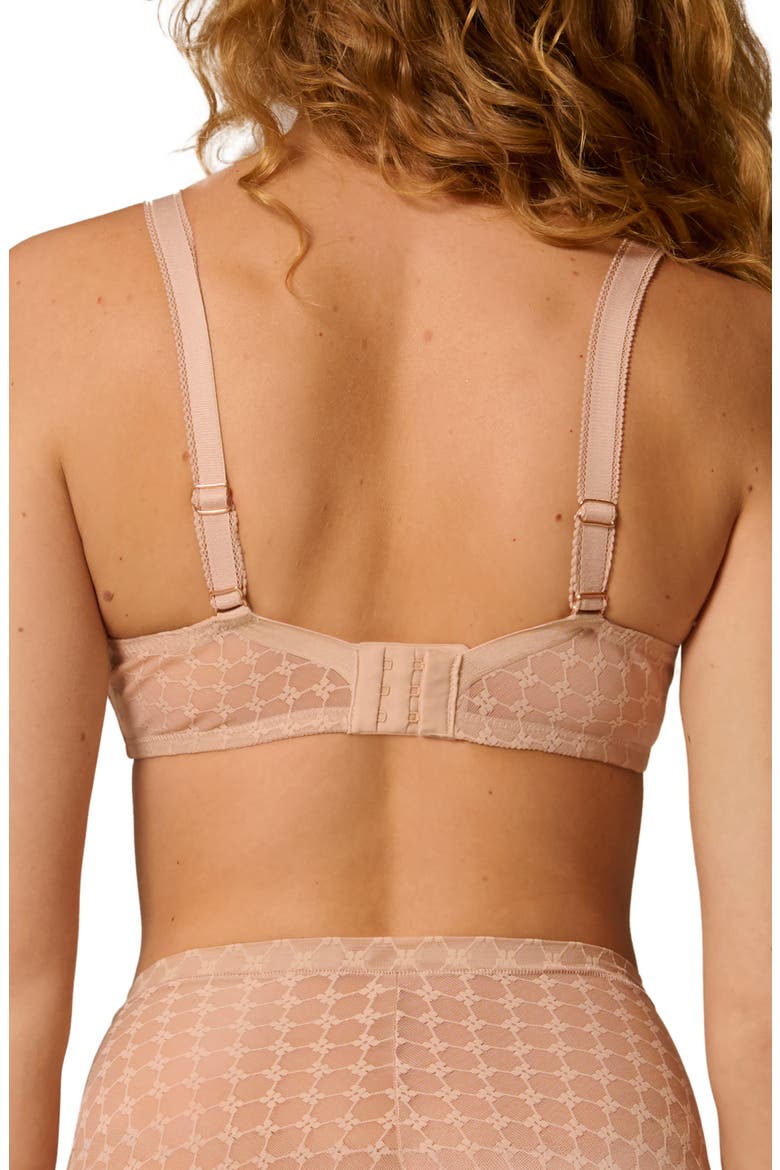 Plume Embroidered Bralette, Alternate, color, PEAU ROSE