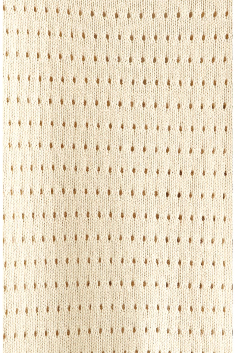 Kids' Mixed Stitch Cardigan, Alternate, color, BEIGE ANGORA