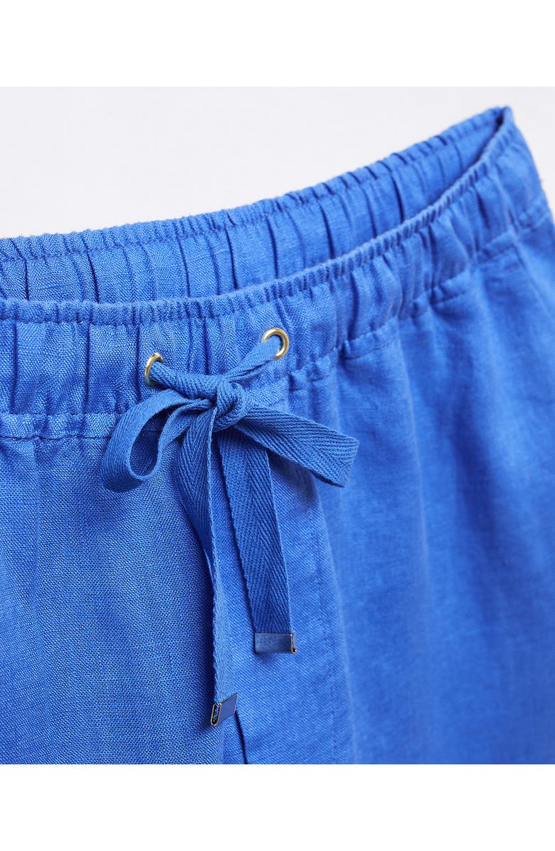 MANGO Drawstring Linen Pants, Alternate, color, 