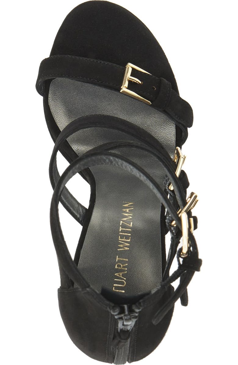 Stuart Weitzman 'Fourbucks' Platform Sandal, Alternate, color,