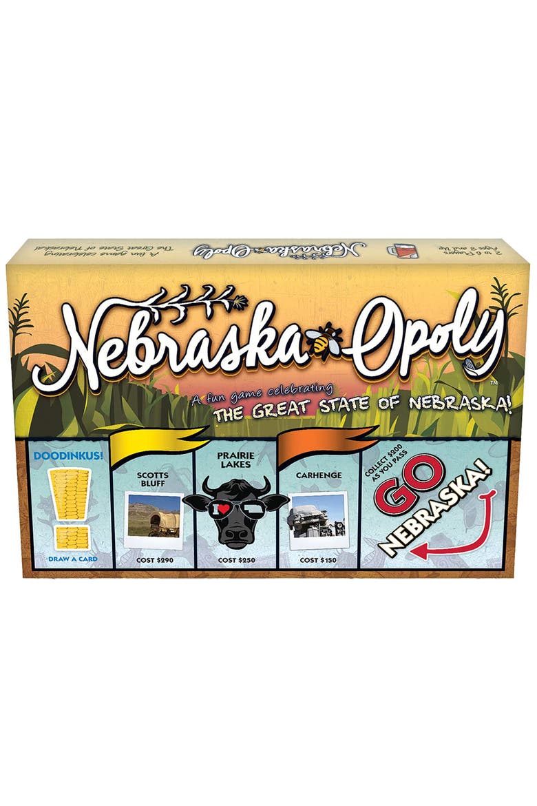 Nebraska Opoly Board Game, Main, color, Multicolored