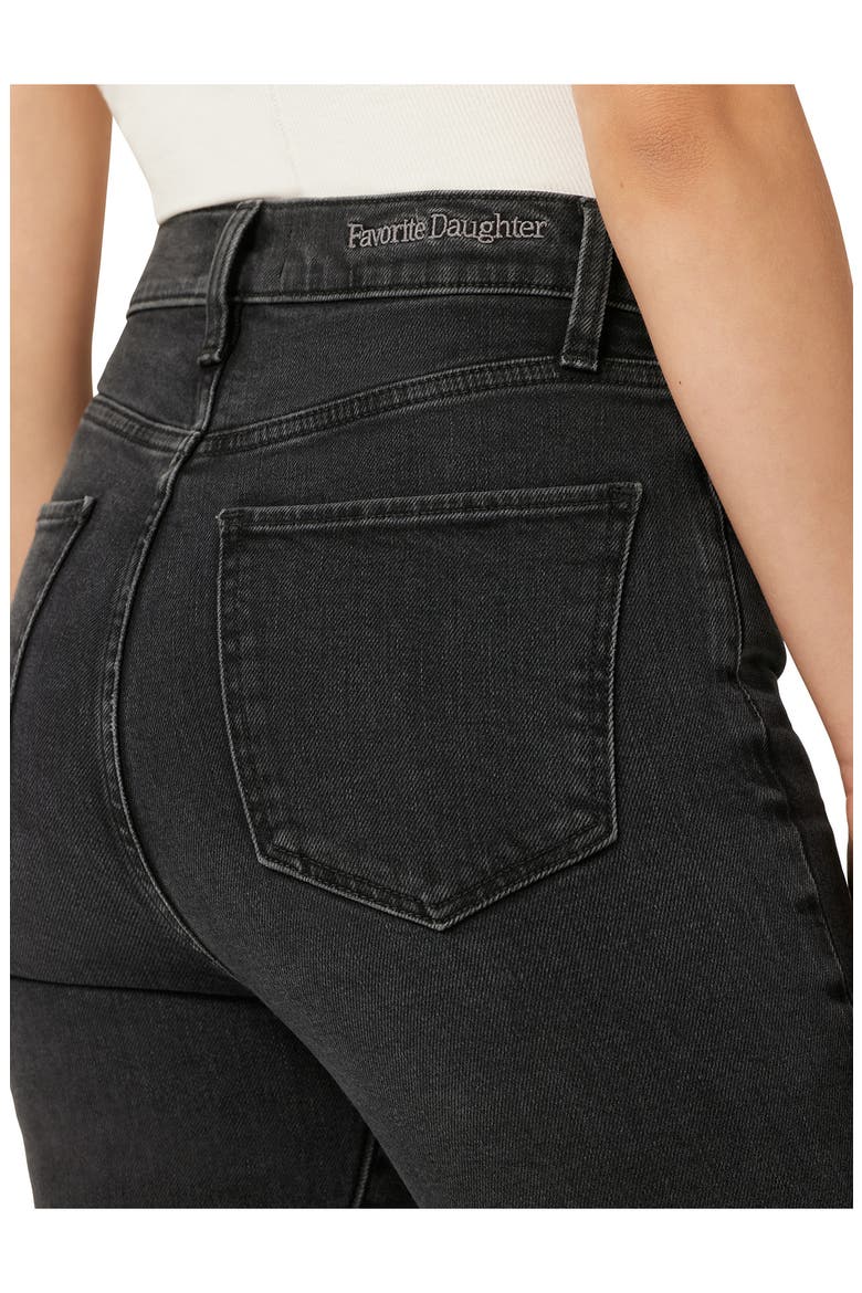 The Valentina Superhigh Waist Split Hem Jeans, Alternate, color, BOULDER