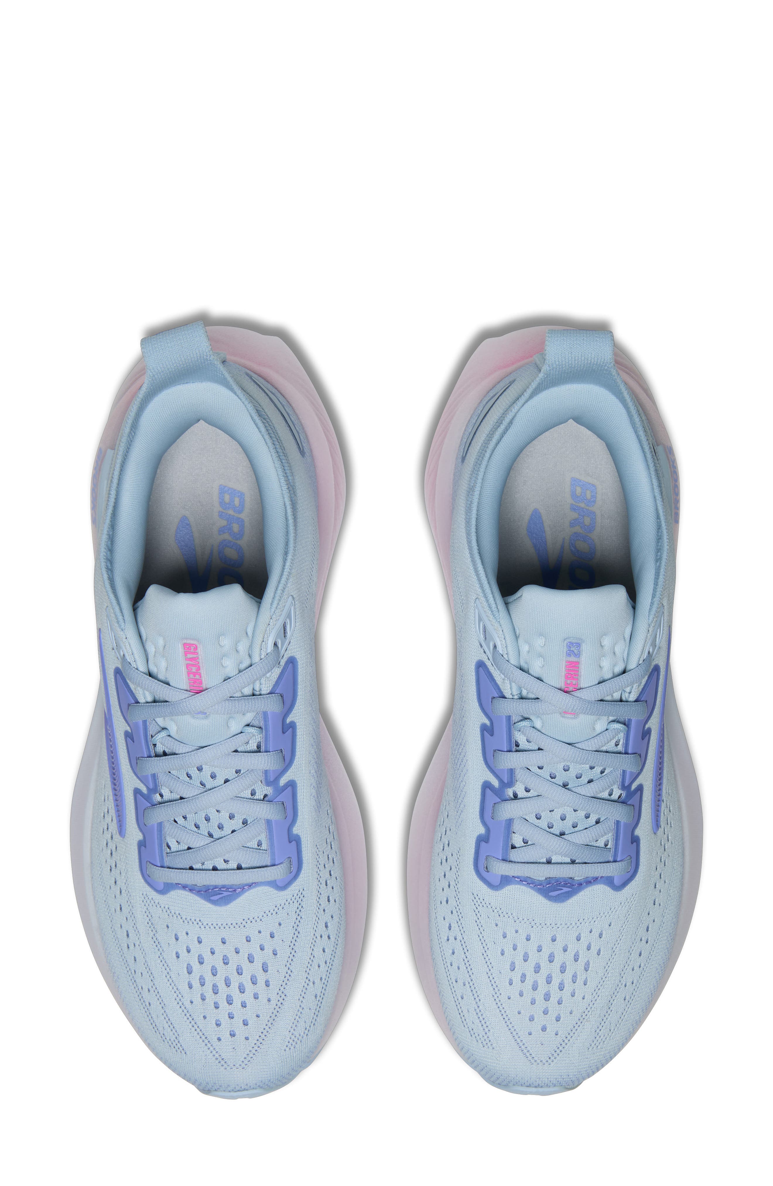 Glycerin 23 Running Shoe, Alternate, color, SKYWAY/BLAZING BELL/PINK