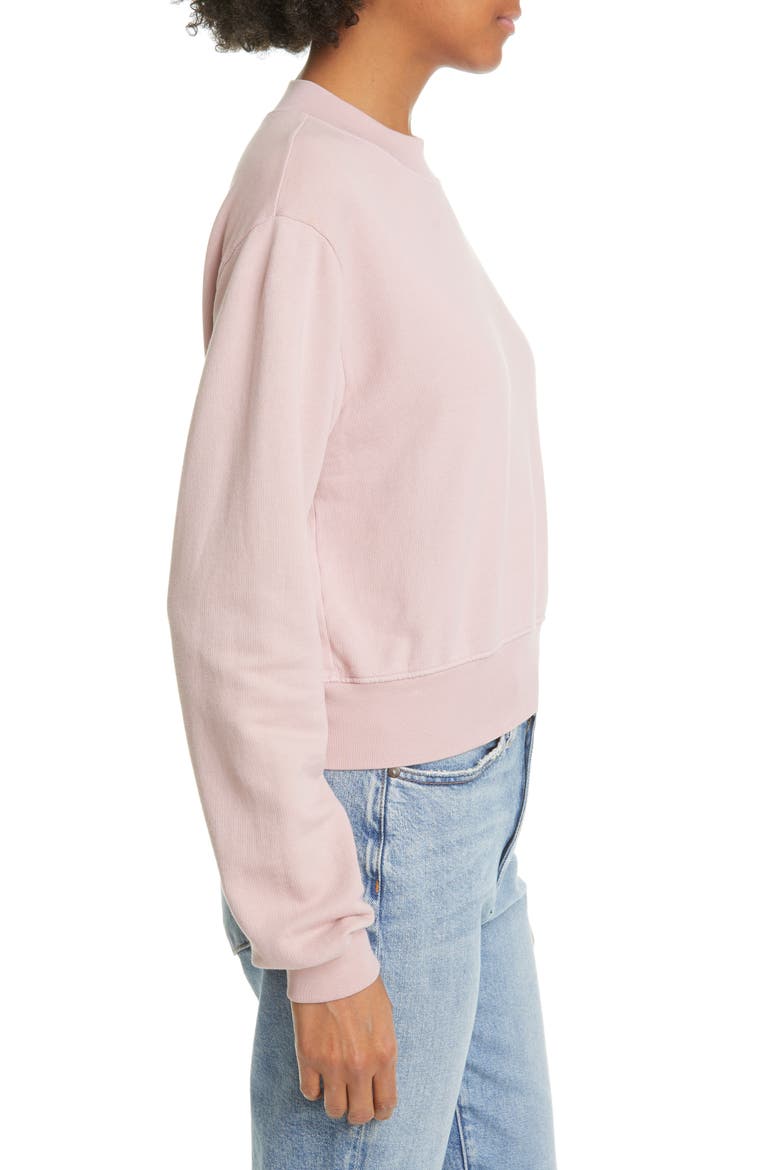 Milan Tie Dye Crop Sweatshirt, Alternate, color, ROSE
