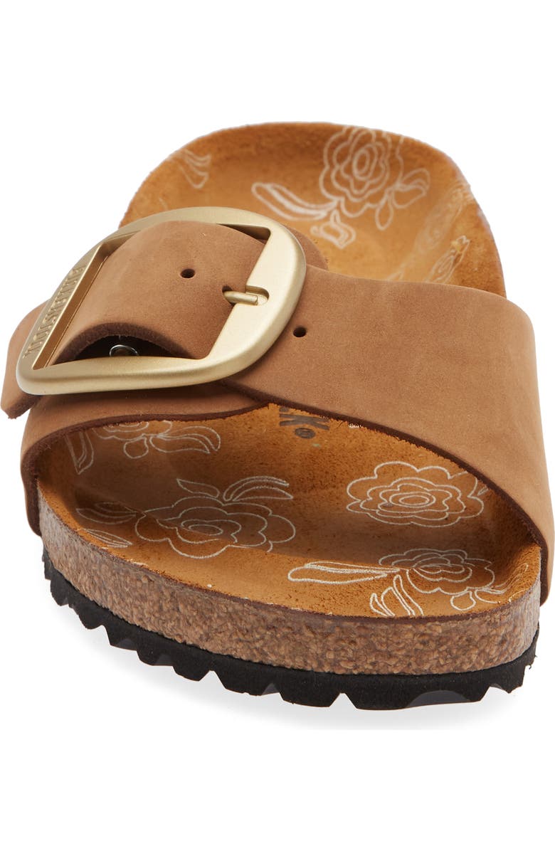 Birkenstock Madrid Big Buckle Slide Sandal, Alternate, color, Mink