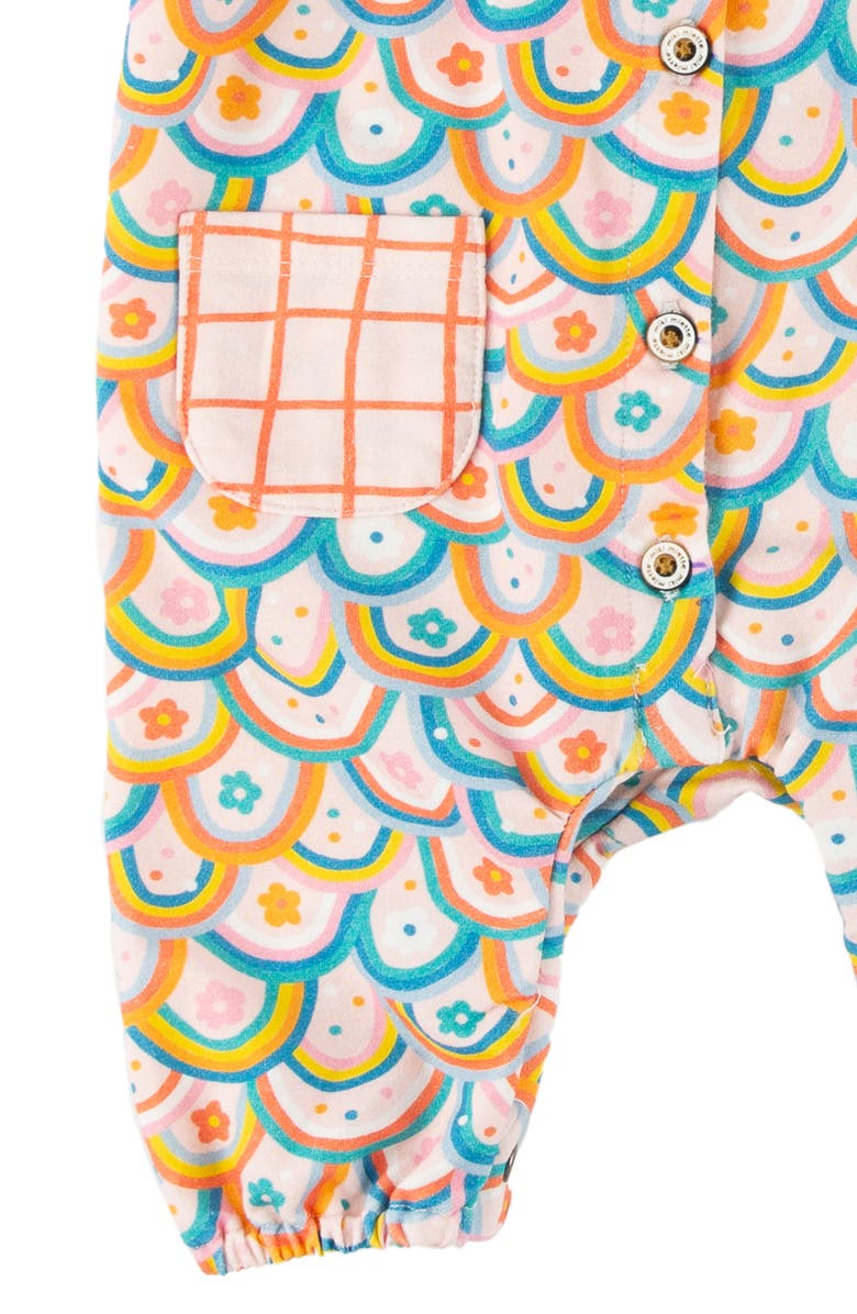 Miki Miette Ada Print Ruffle Romper, Alternate, color, 