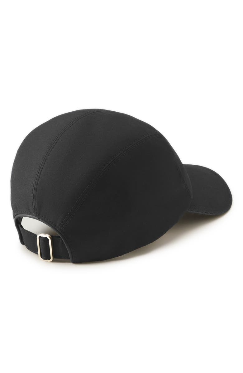 Helen Kaminski Nellie Cotton Baseball Cap, Alternate, color, Black/ Black