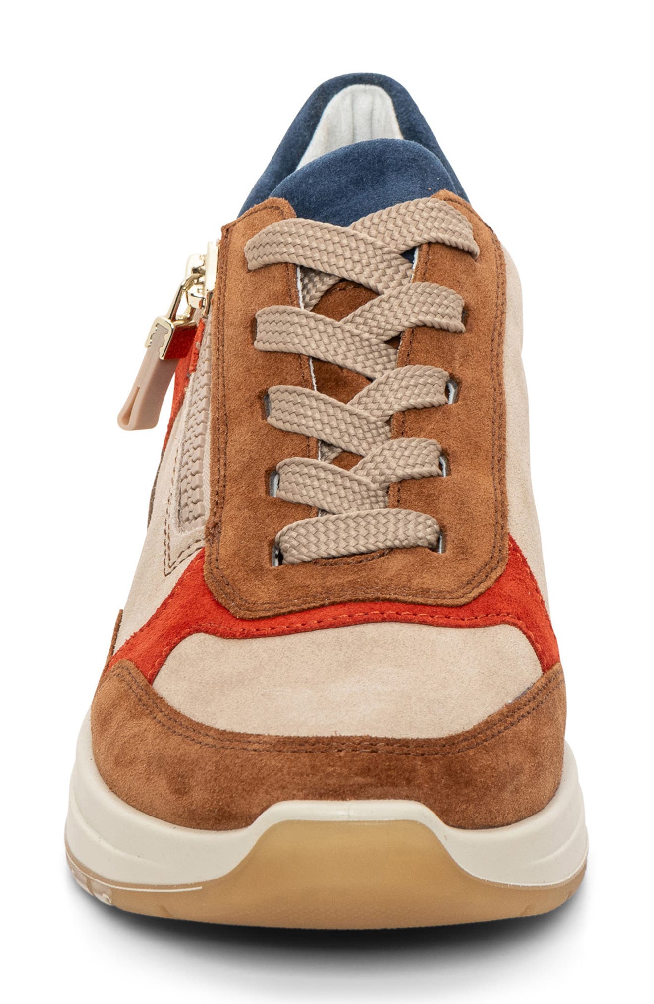 ara Gardenia Wedge Sneaker, Alternate, color, Nuts/ Sand Pump/ Sesame