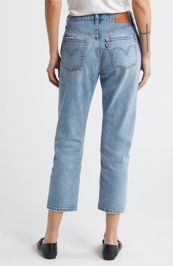 Levi's® 501® High Waist Crop Straight Leg Jeans | Nordstromrack