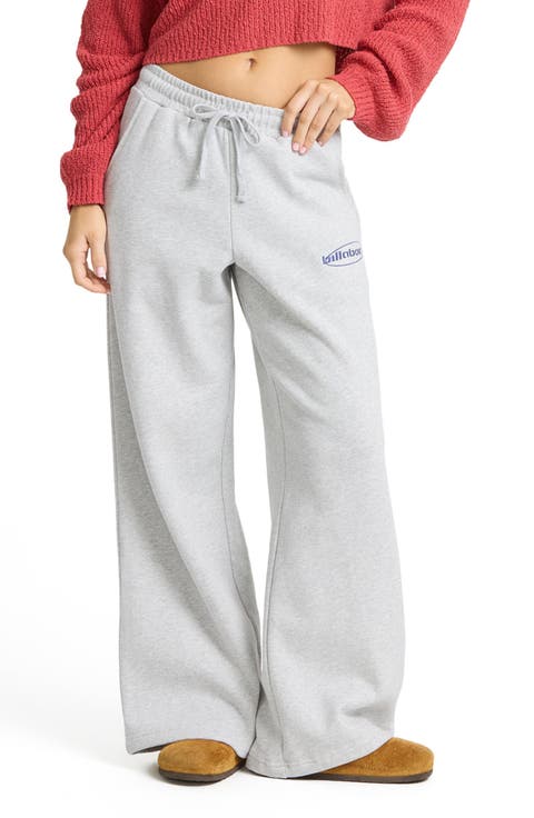 Jordyn Wide Leg Fleece Lounge Pants
