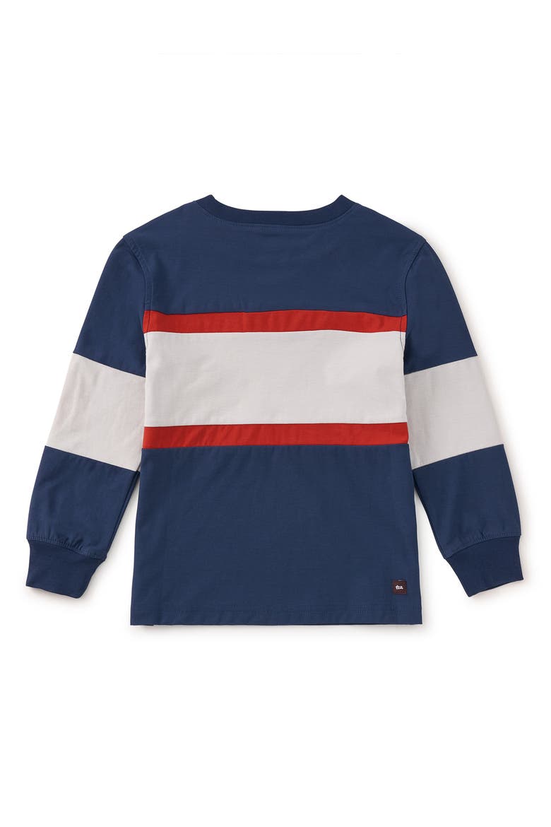 Colorblock Rugby Top, Alternate, color, Twilight