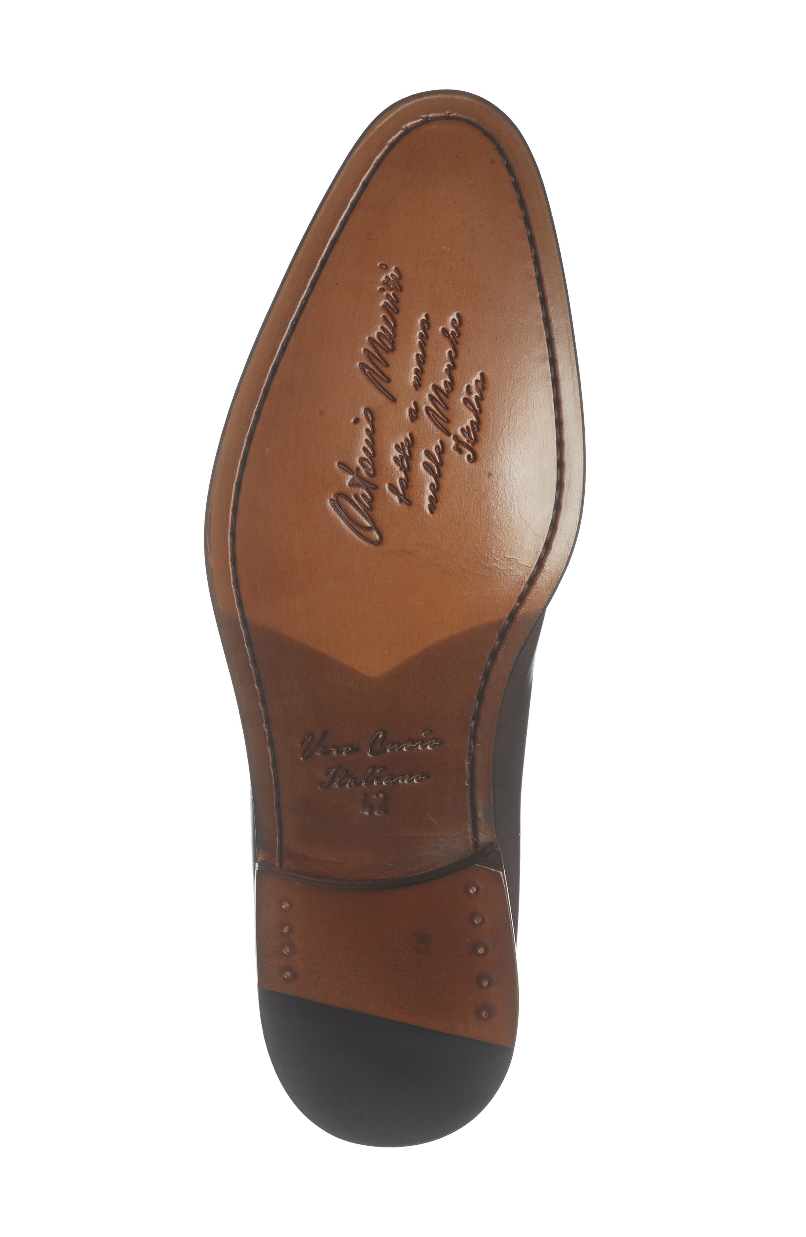 ANTONIO MAURIZI Plain Toe Derby, Alternate, color, Caffe