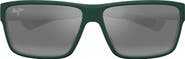Maui Jim Uila AF 59mm PolarizedPlus2® Rectangular Sunglasses
