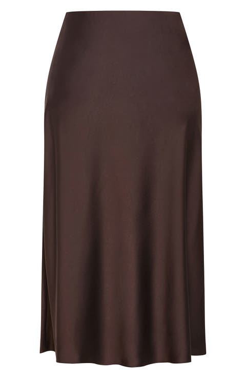 Miranda Satin Maxi Skirt
