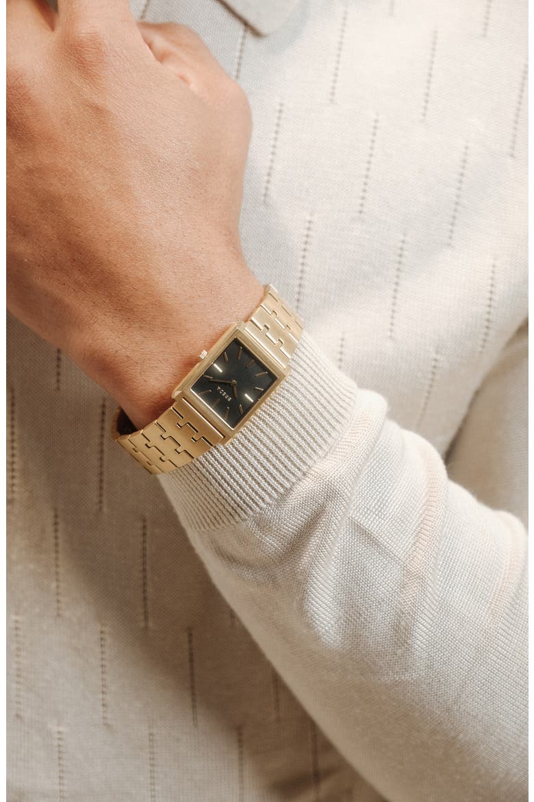 Virgil Bracelet Watch, 26mm, Alternate, color, GOLD/ GOLD/ MIDNIGHT