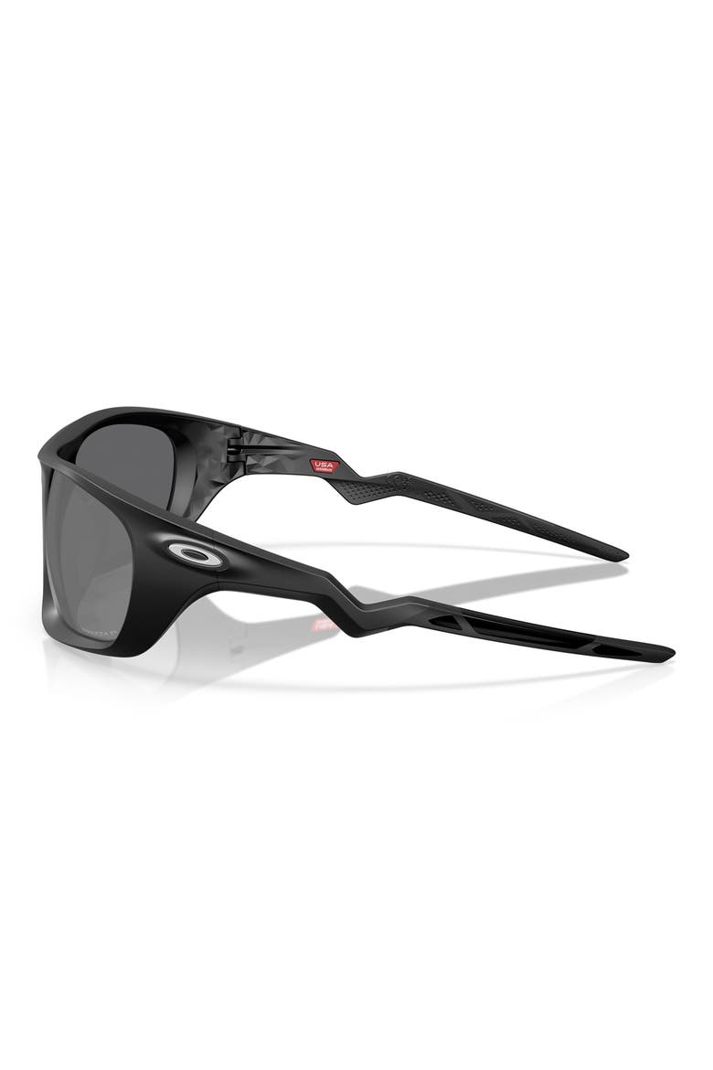 Lateralis 60mm Prizm™ Polarized Rectangular Sunglasses, Alternate, color, MATTE BLACK