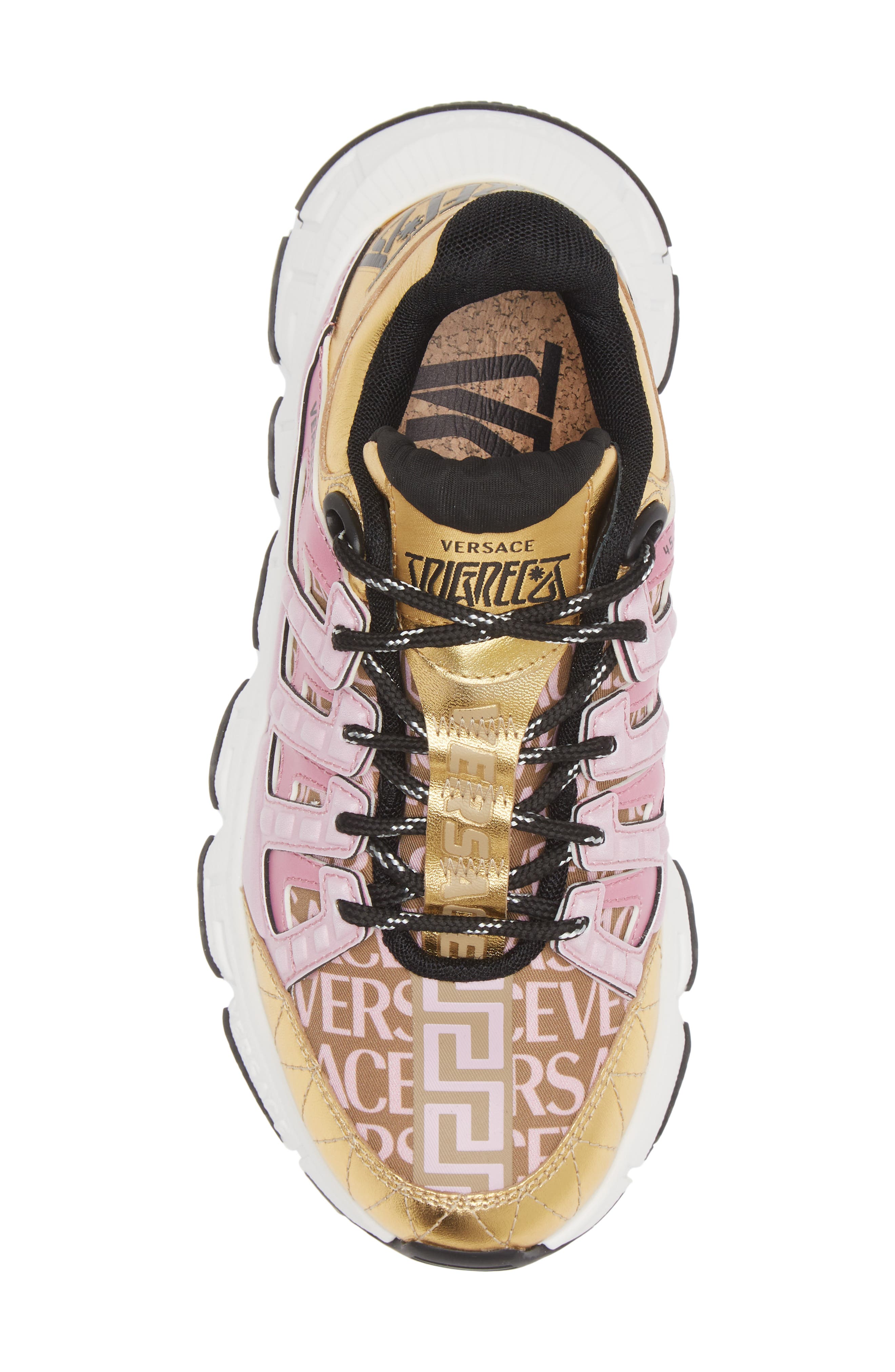 Versace Trigreca Low Top Sneaker, Alternate, color, 
